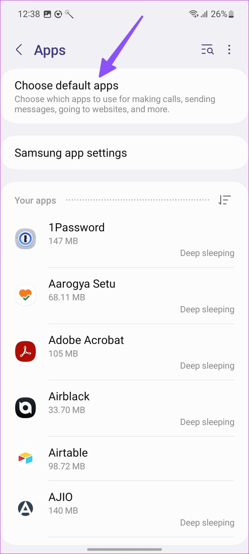 default phone apps