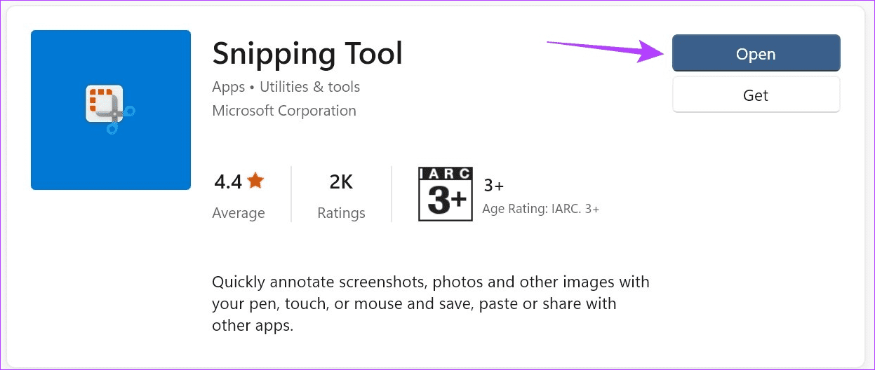 Check for Snipping Tool update