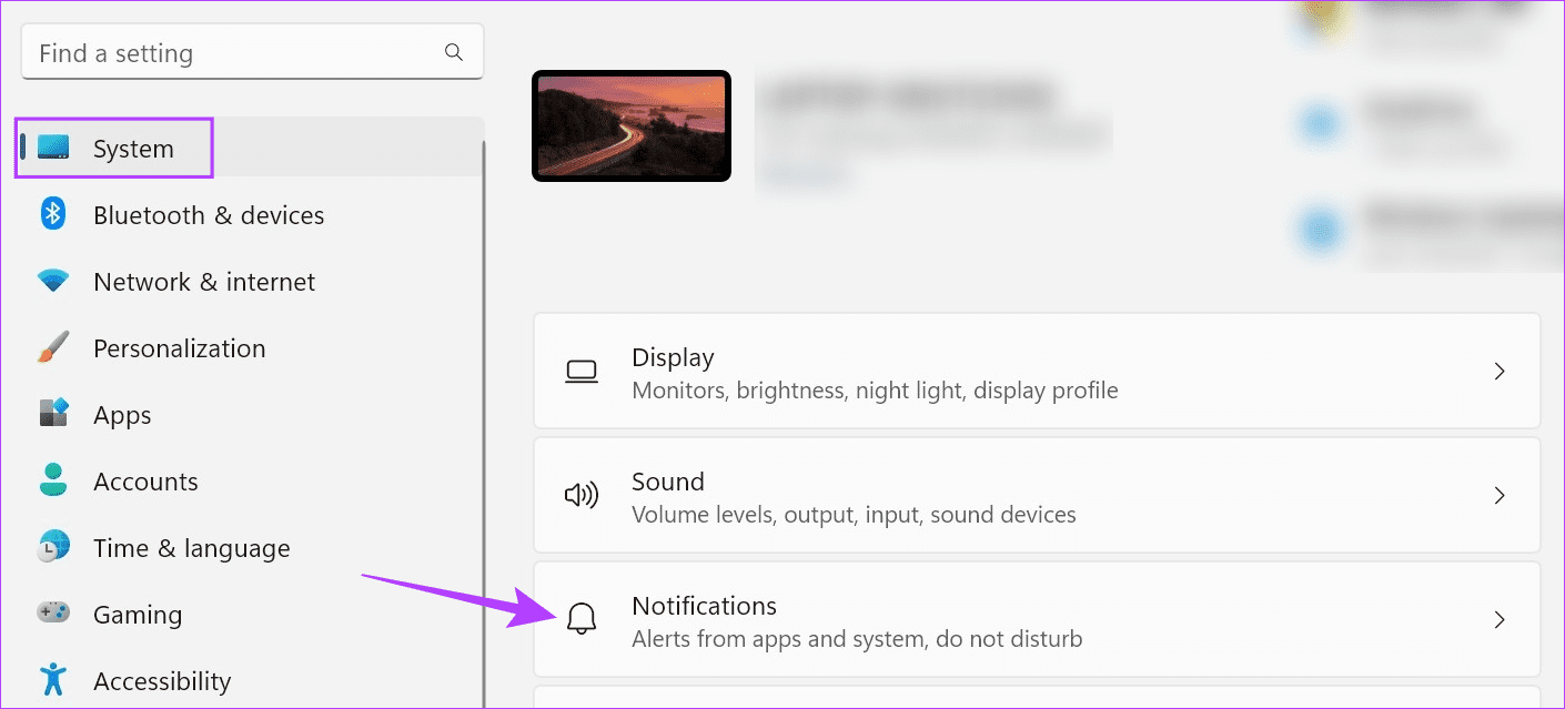 Open Notifications Settings