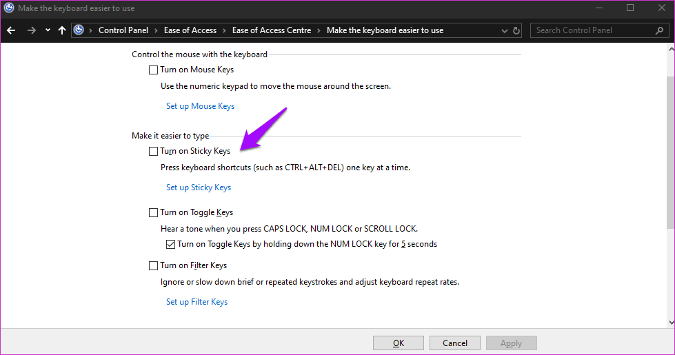 Fix Sticky Keys Not Working On Windows 10 11