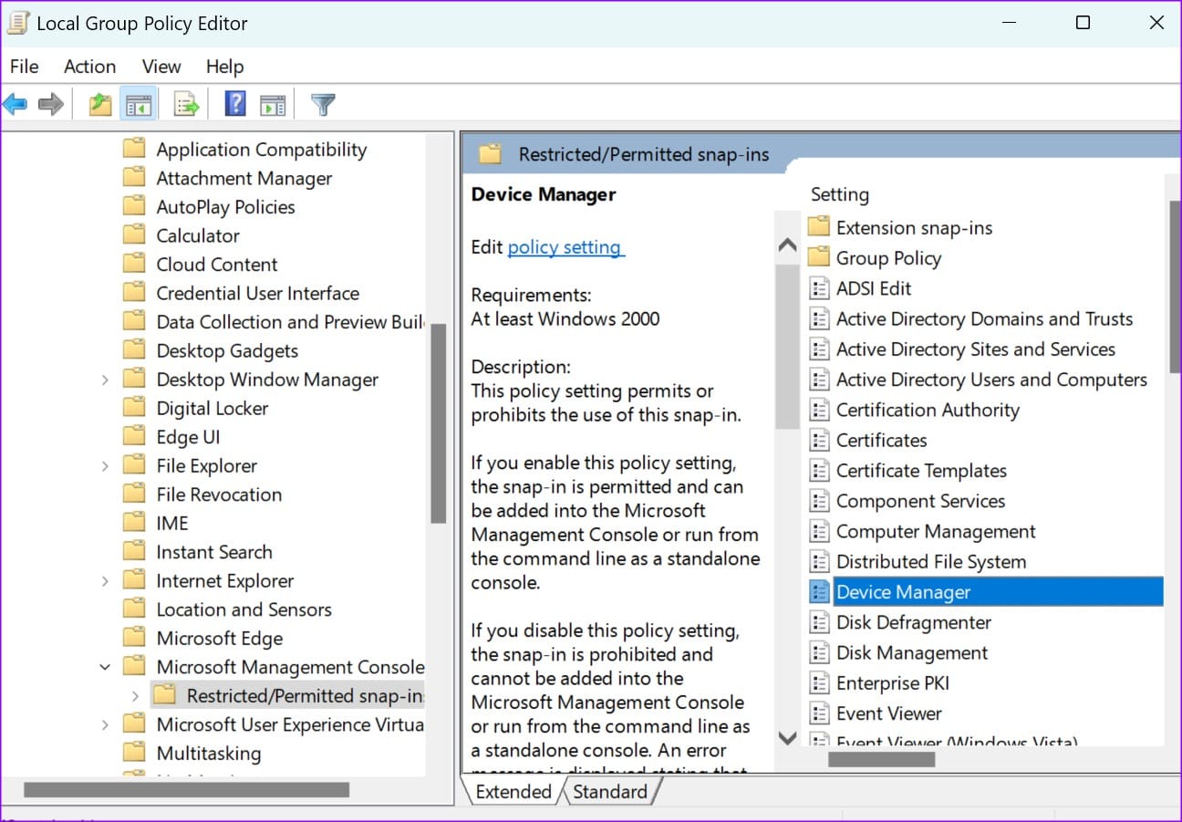 select an app on Windows