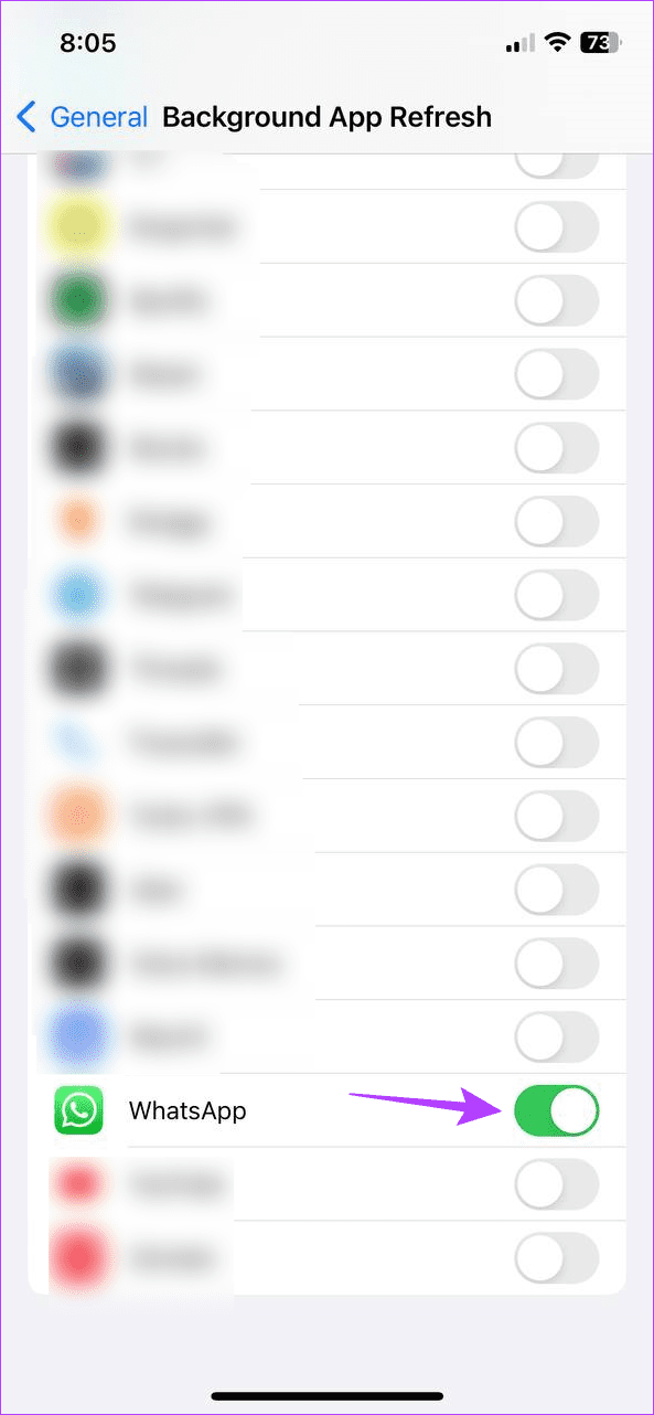 Turn on toggle