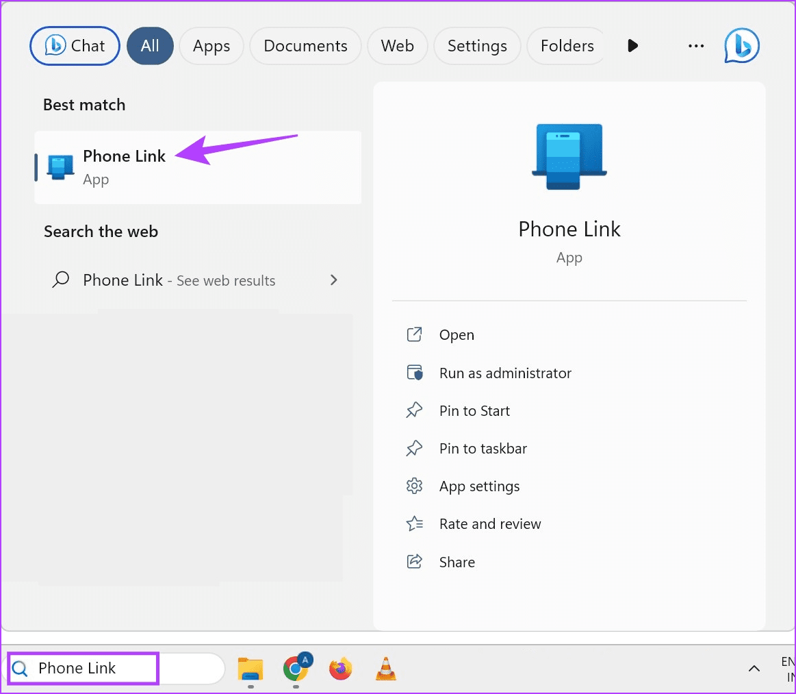Open Your Phone on Windows 11