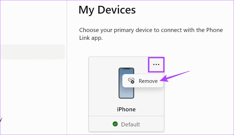 Click on three-dot icon & click on Remove