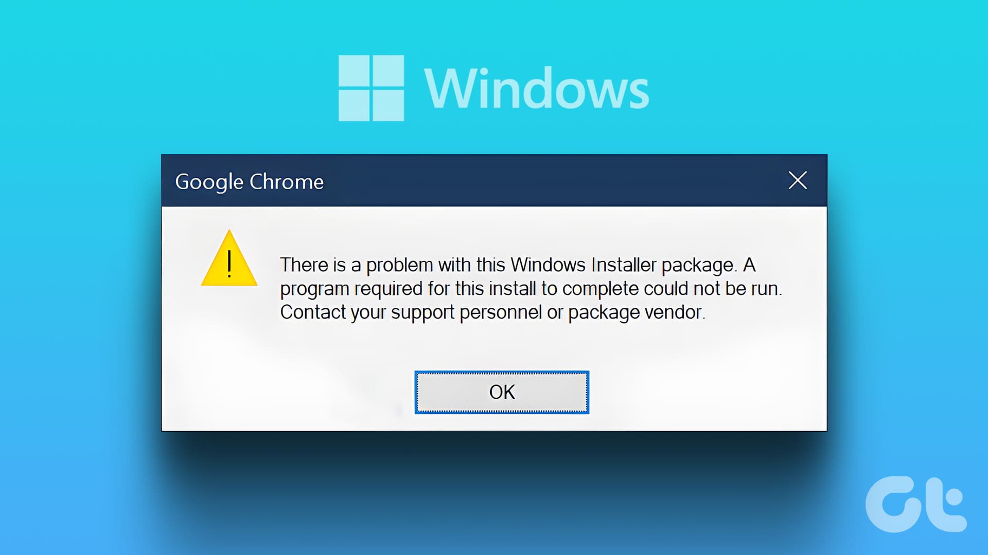 Fix Windows Installer Package