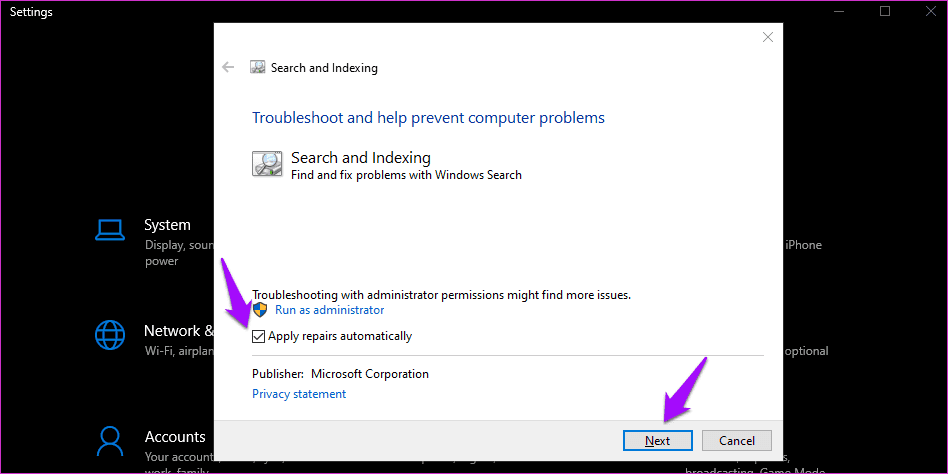 Fix Windows Search Bar Is Missing Issue 7