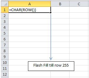 Flass Fill Rows
