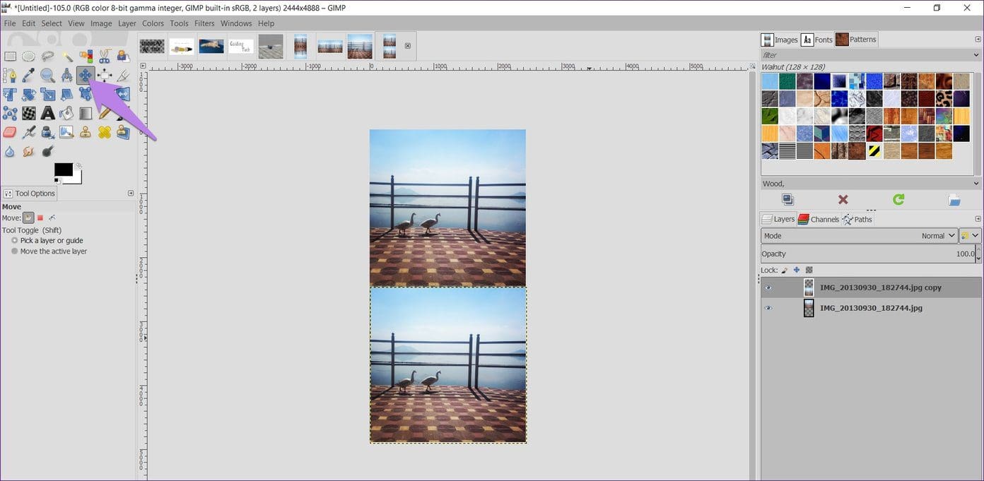 Flip Tool In Gimp 16