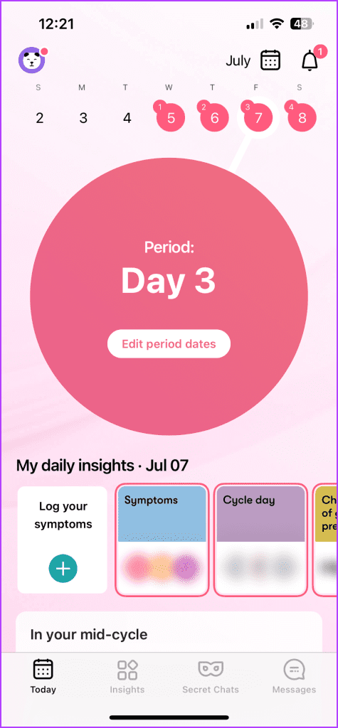 Flo period tracker 1