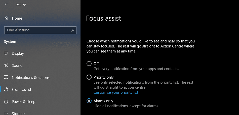 Focus Assist 4
