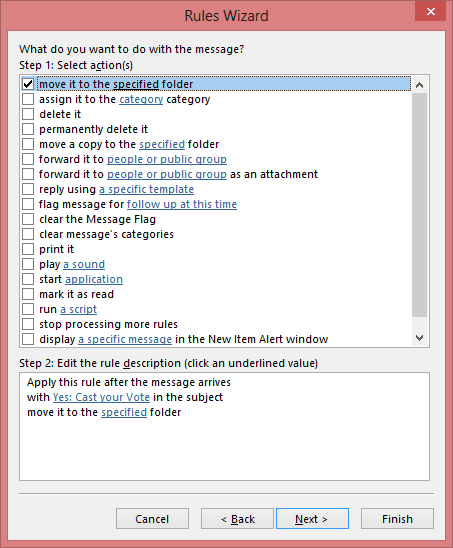 Folder Yes Vote