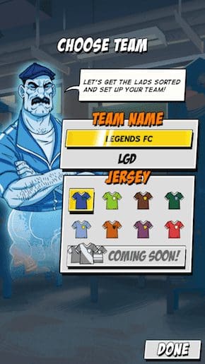 Football Legends Uniform