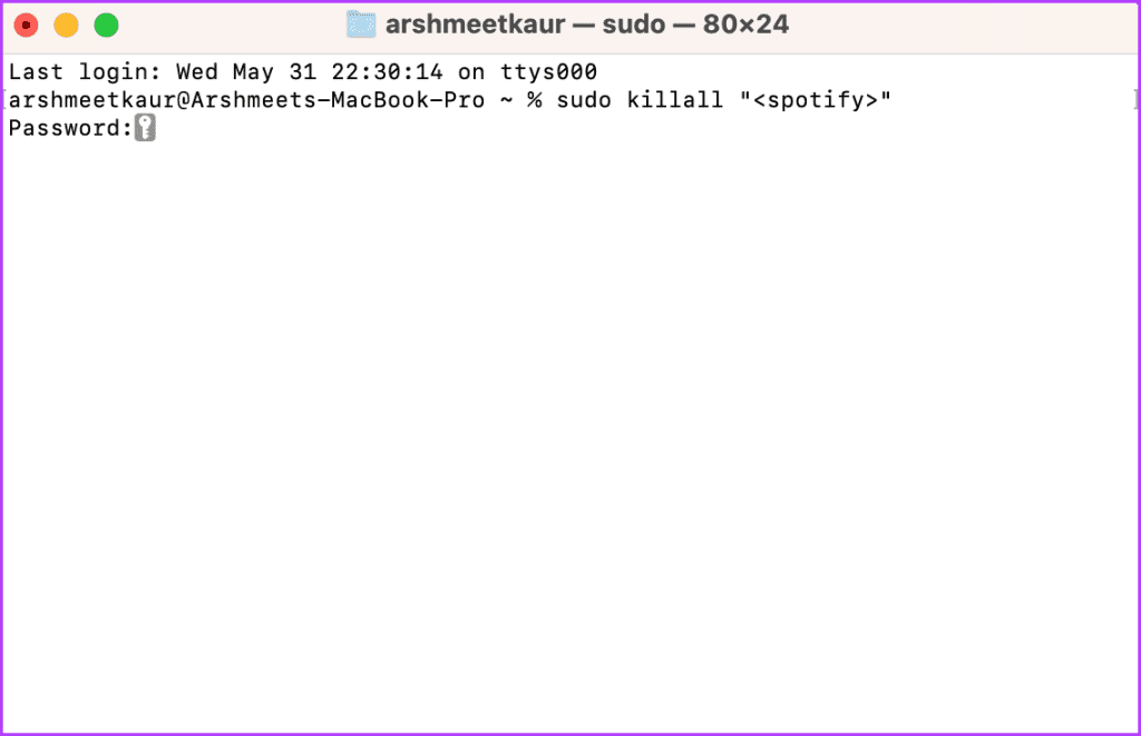 Terminal command to Force quit apps on Mac