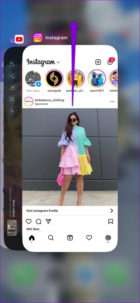 Force Stop Instagram App on iPhone