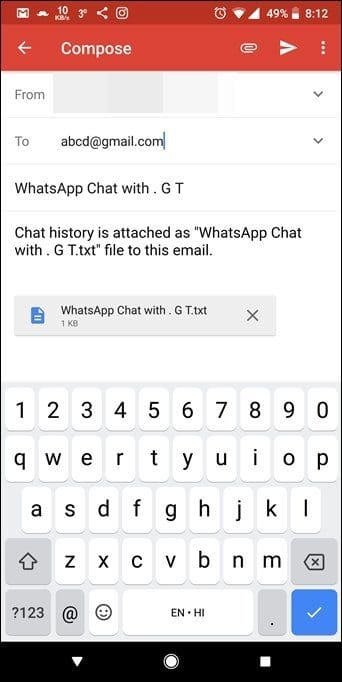 Forward Whats App Messages To Email 5
