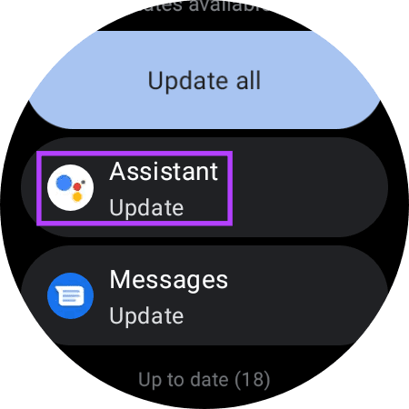 Google Assistant on Galaxy Watch