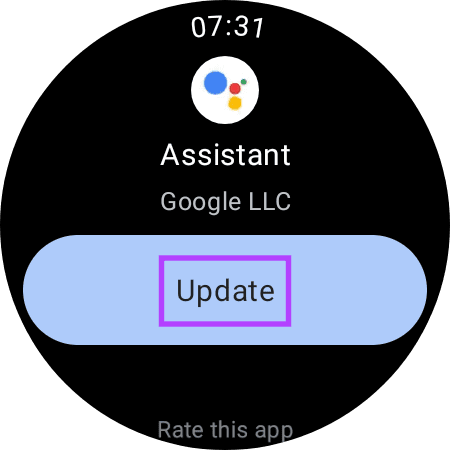 Update app