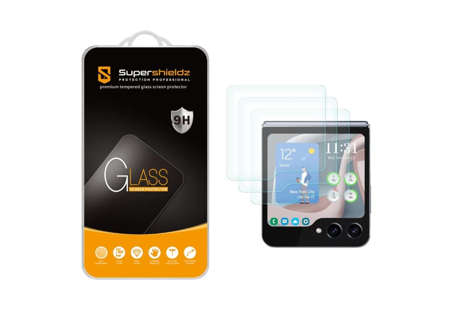 tempered glass for galaxy zflip 5