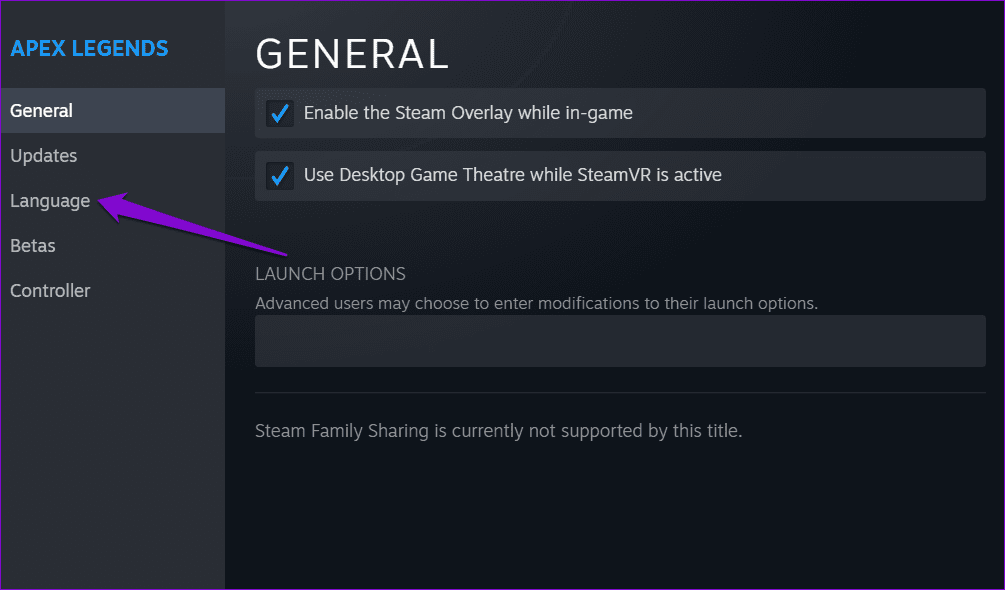 Game Language in Steam