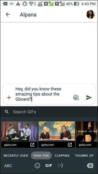 Gboard Gif Search