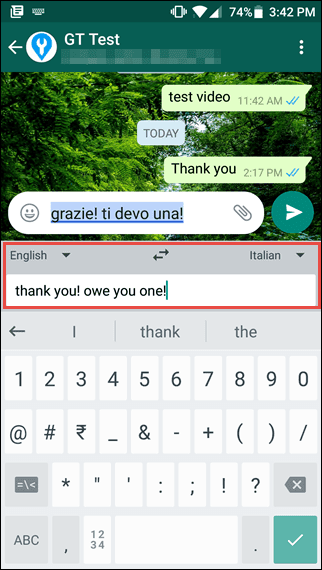 Gboard Translate 1