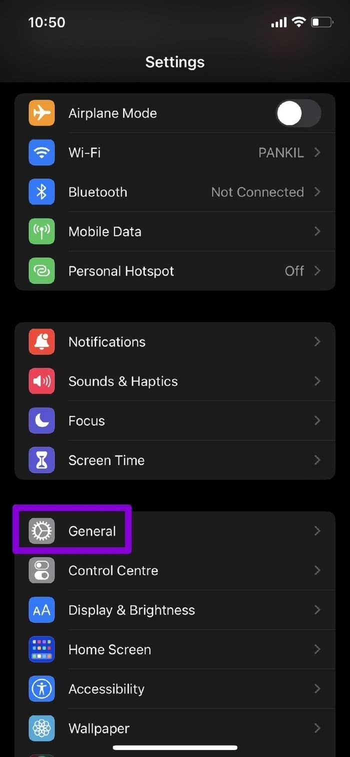 General Settings