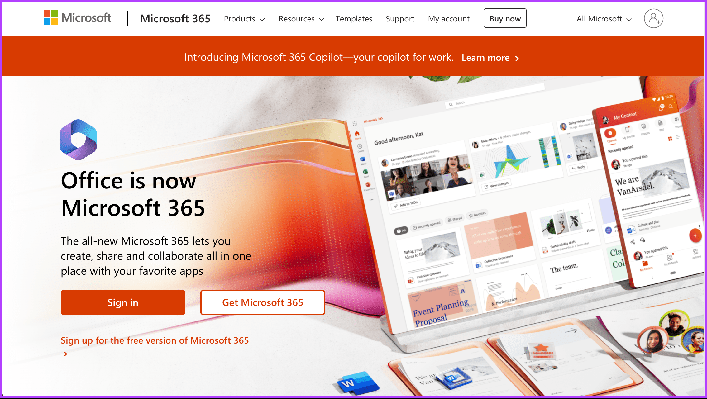 Use Microsoft Office on the Web