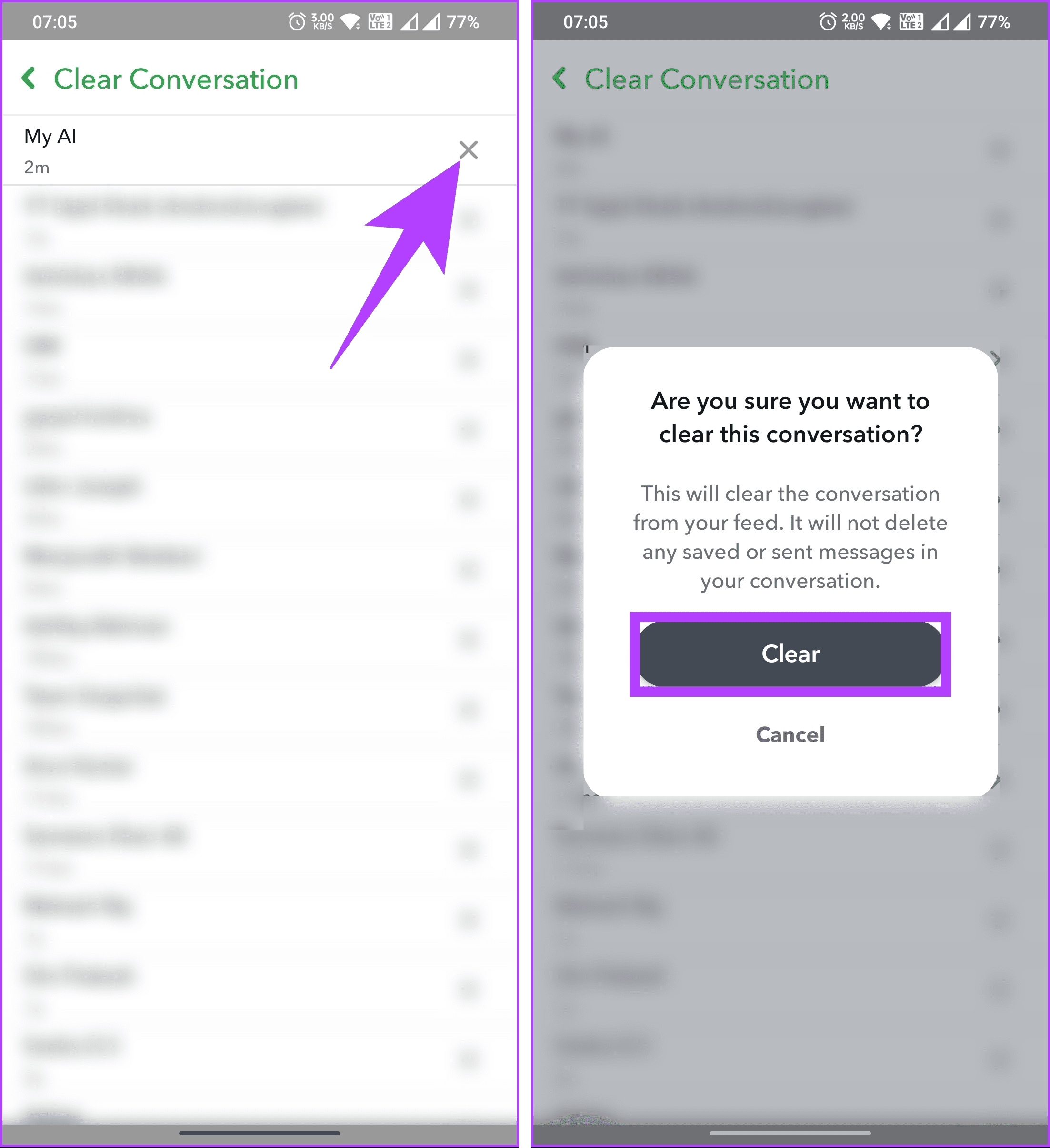 choose Clear