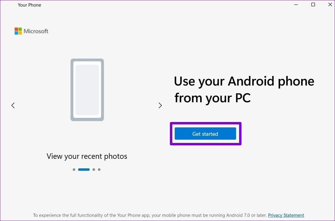 Get Started with Your Phone App