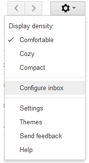 Gmail Configure Inbox