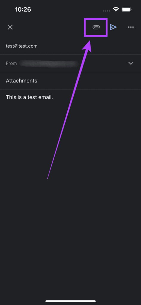 Add attachments on Gmail for iPhone