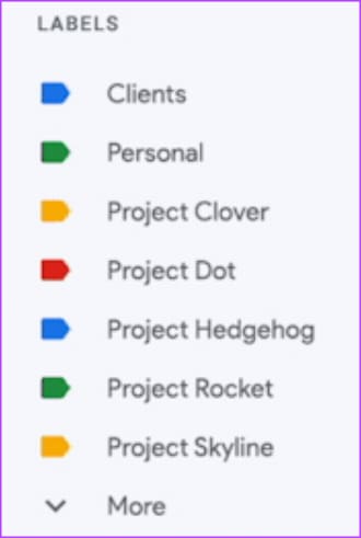 Gmail-labels