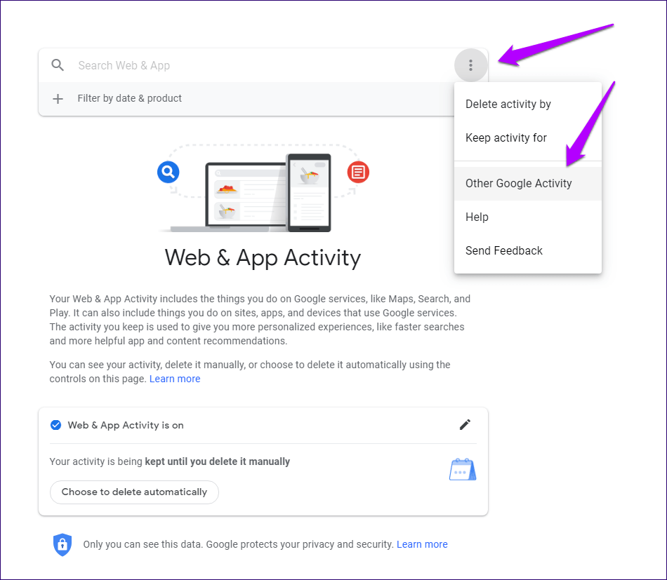 Google Account Data Delete Manually Automatically 7