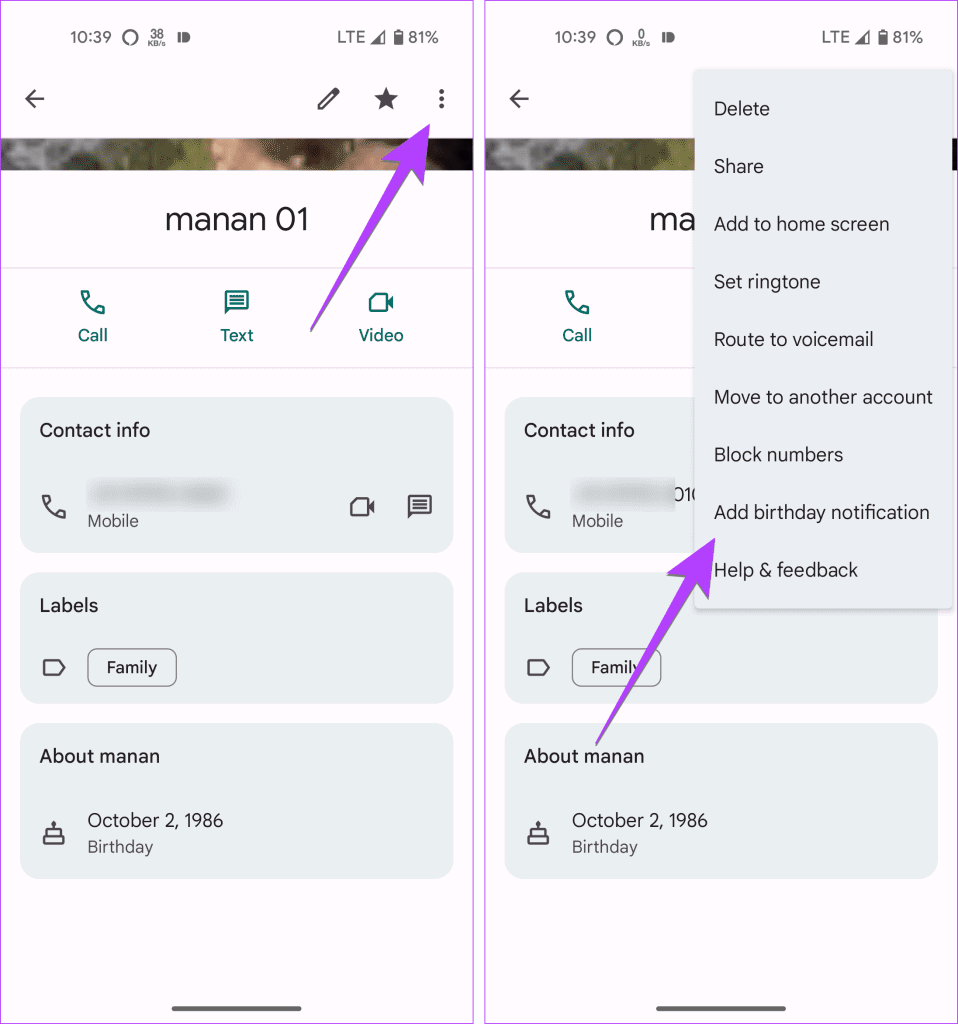Google Calendar Birthday Notification
