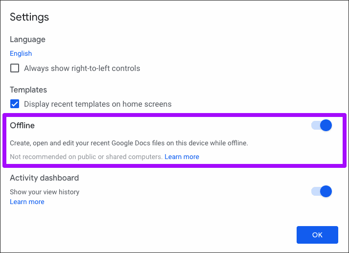 Google Docs Offline Mac 3