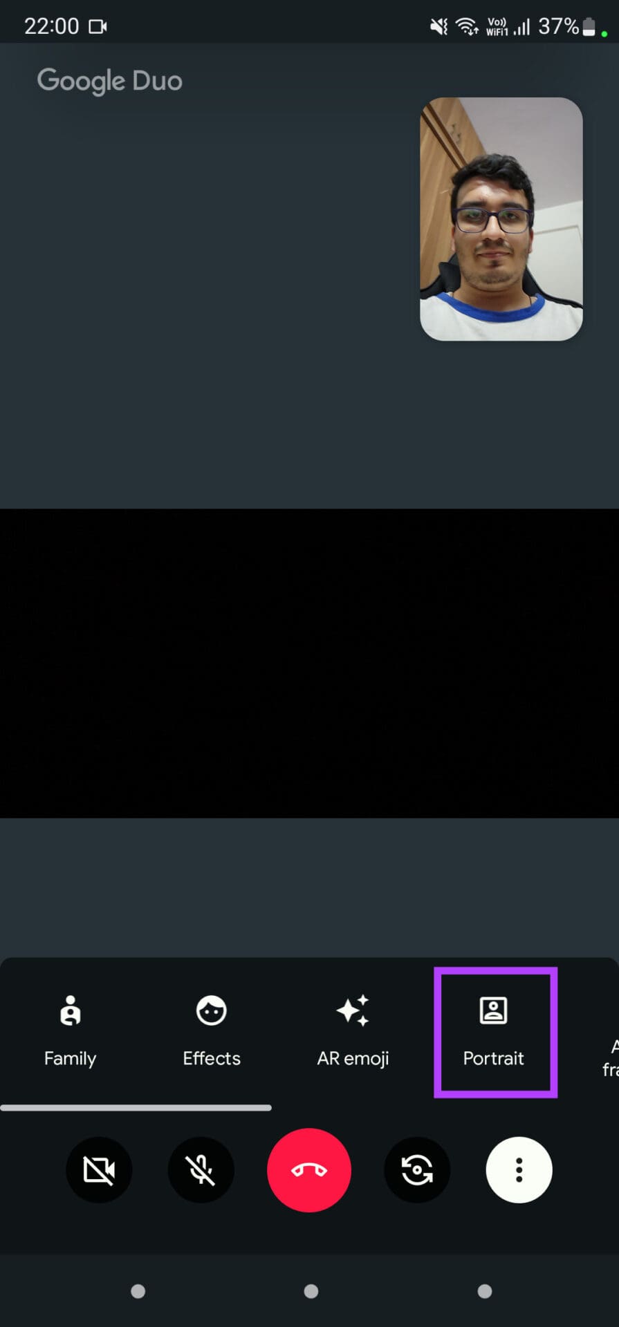 Portrait button
