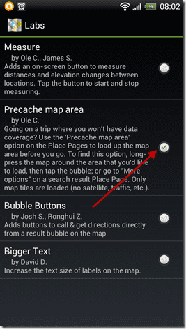 Google Maps For Android 1