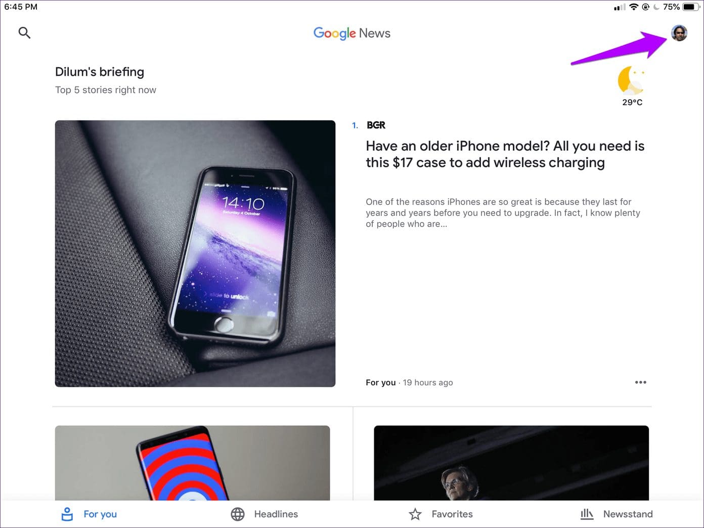 Google News Enable Dark Mode Tips 1