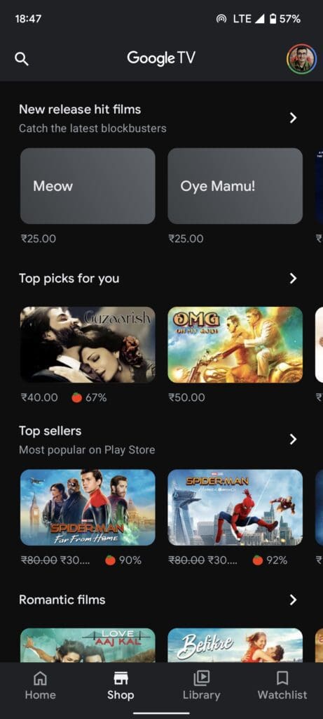 Google TV app
