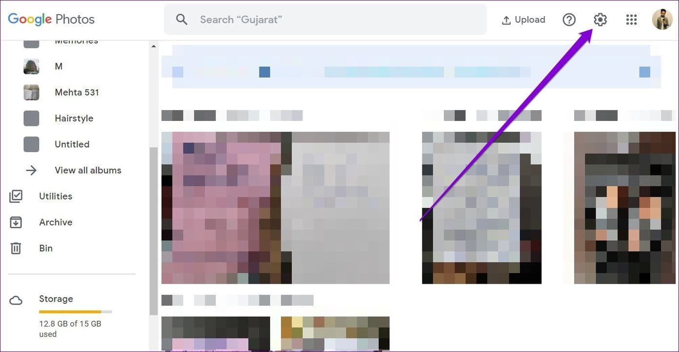 Google Photos Settings