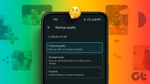 Change Google Photos Quality