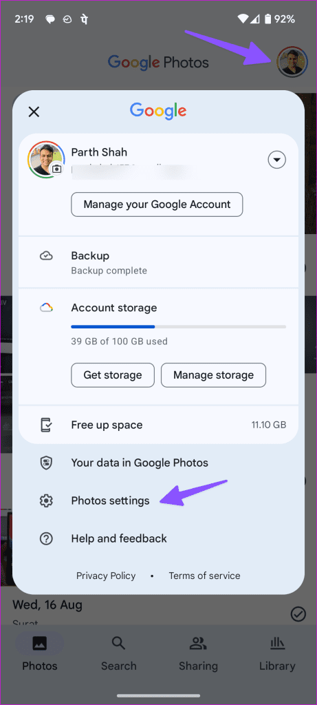 Google Photos not showing all photos 4