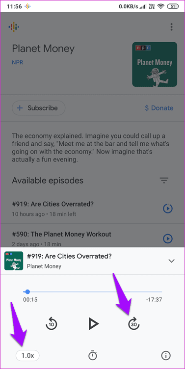 Google Podcasts Vs  Pocket Casts 13
