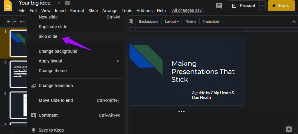 Google Slides Tips and Tricks 11