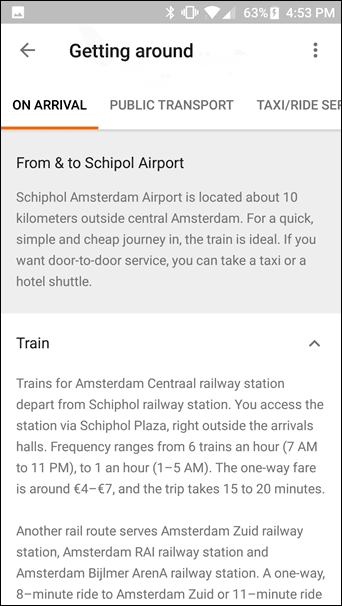 Google Trips Features 3