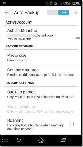 Google Auto Backup 3