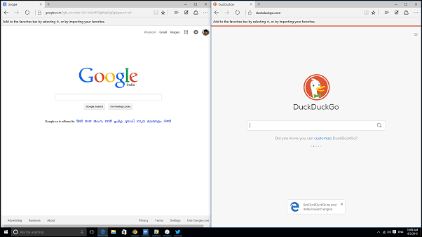 Google Or Duck Duck Go Result