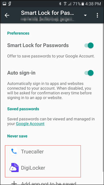 Google Settings Android 1