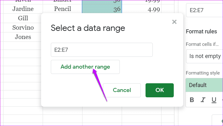Guide to Using Conditional Formatting in Google Sheets 6