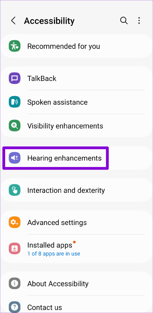 Hearing Enhancements on Android